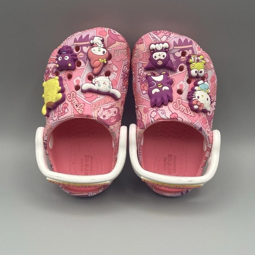 Crocs‎ x Sanrio Hello Kitty and Friends Pink Clogs - Toddler Baby Size 4